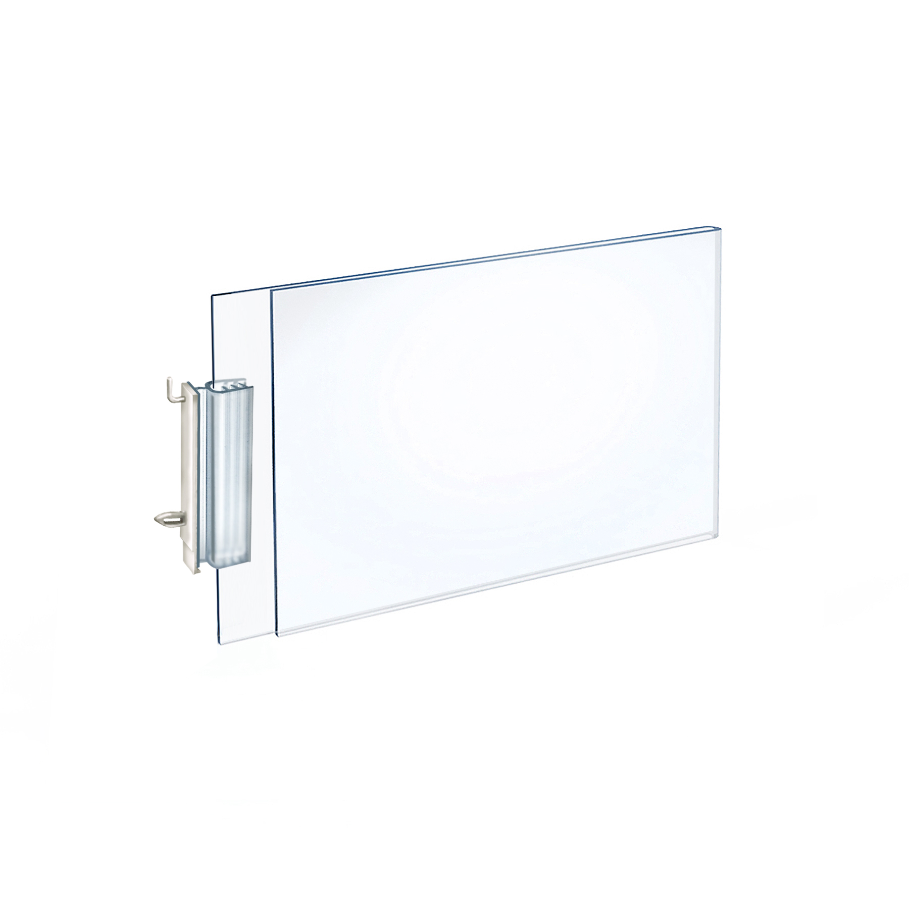 Azar Displays 103323 Two-Sided Acrylic Sign Holder with Pegboard ...