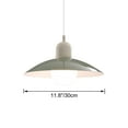 thumbnail image 3 of Kiven Plug in Motion Sensor Pendant Light , Modern Green Hanging Light Fixture with Aluminum Lampshade, E26 Socket Dimmable Pendant Lights for Bedroom Hallway Kitchen TB2486, 3 of 7