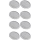 thumbnail image 1 of Paquete de 8 tapas de malla para germinación, malla de acero inoxidable para frasco de boca regular de 86 mm (anillo no incluido), 1 of 6