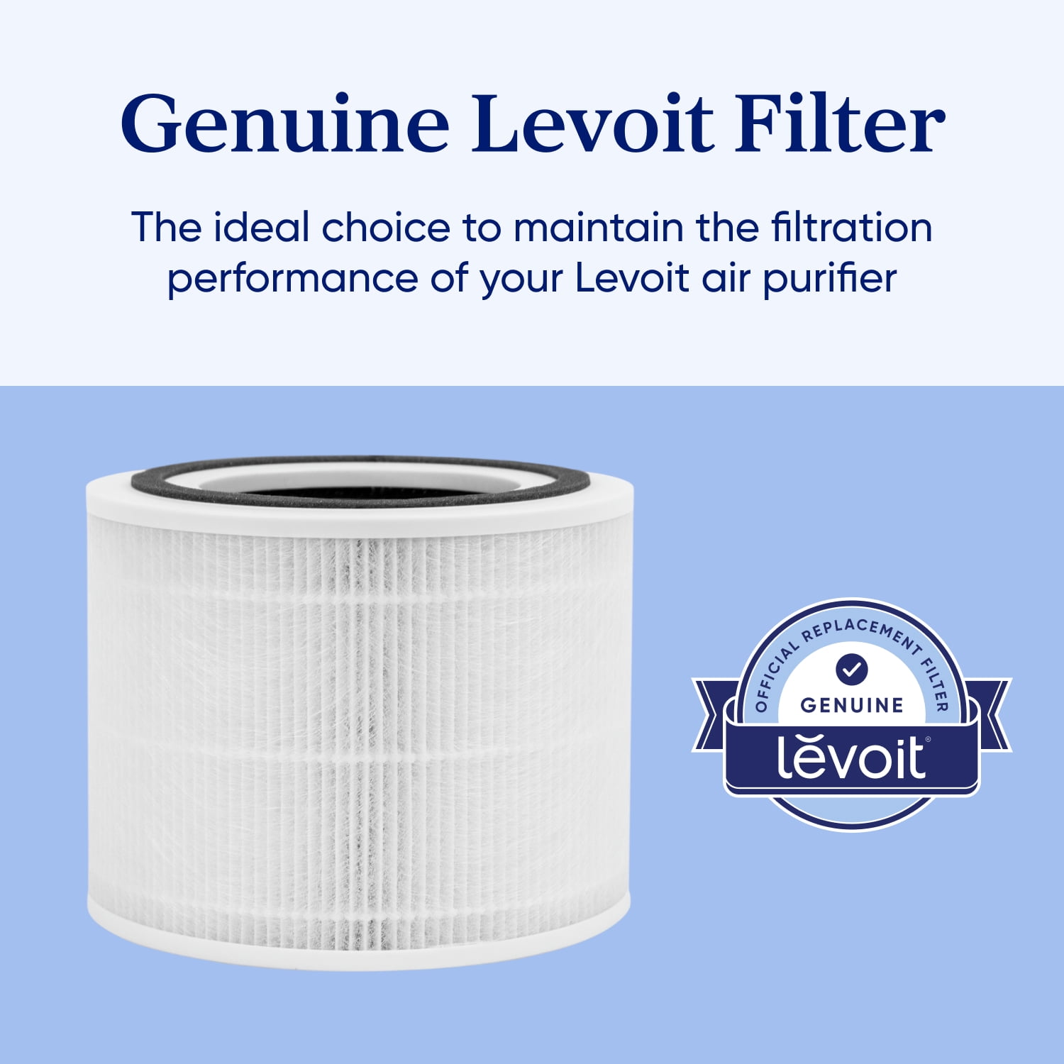 (2 pack) Levoit Core 300-P-RF Air Purifier Replacement Air Filter for Core and PlasmaPro 300, 300-P, 300S, 300S-P Series, 1 Pack