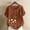Coffee, variant on Runfenguu Women'S Athletic Shirts & Tees Basic Tees For Women Women'S Printed Button Short Sleeve T-Shirt Comfortable And Casual Loose Womens Summer Top