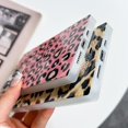 thumbnail image 4 of HSHDLDF Luxury Leopard Pattern iPhone 12 Pro Max Square Edge Case,Chic Slim Golden Plating Glitter Soft TPU Silicone Rubber Gel Protective Bumper Cases Cover(Gold), 4 of 6
