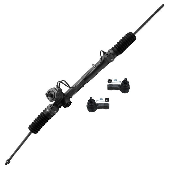 Detroit Axle - Rack and Pinion Assembly Outer Tie Rod Replacement for 2008 2009 2010 2011 Ford Focus [S SE SES SEL No Variable Ratio Steering Models]