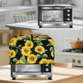 thumbnail image 5 of FOR U DESIGNS Sunflower Pattern Microwave Oven Dust Cover Portable Shield for Countertop Appliances Stain Resistant Microwave Oven Grill Covers Protector Home Decor-L, 5 of 8