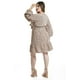 thumbnail image 2 of Vestido escote con moño Roman Fashion /Tallas Extras, 4318 (Chedron hojas) cafe 36, 2 of 6