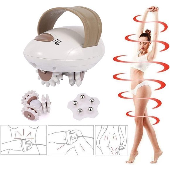 Electric Anti Cellulite Massager Mini 3d Roller Handheld Massager Fat Slimming Crusher