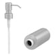 thumbnail image 4 of Dispensador De Líquido De Jabón De 350Ml, Tipo Prensa De Acero Inoxidable, Recipientes Para Botellas De Loción, Soporte Para Líquidos, Apariencia Cilíndrica, Baño Guardurnaity HA017514-00, 4 of 6