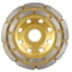 thumbnail image 2 of Disco de corte de taza de muela abrasiva de segmento de diamante de doble hilera de 115 mm para concreto, mármol, granito, máquina de muela abrasiva herramienta rotativa, 2 of 6