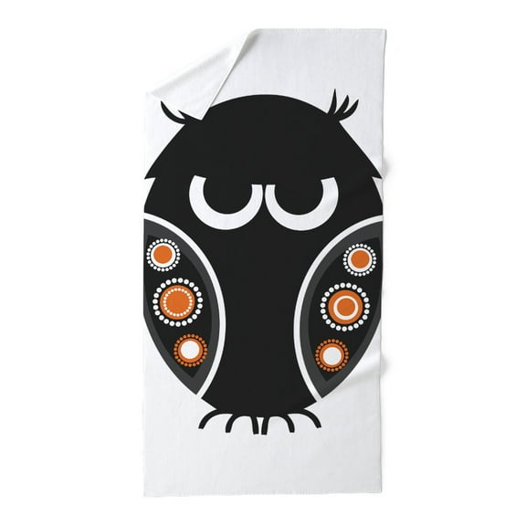 CafePress - Halloween Owl - Large Beach Towel, Soft 30"x60" Towel with Unique Design