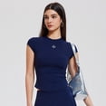 thumbnail image 4 of Top-kevin Tennis Skirt Set for Women High Waisted Pleated Athletic Pickleball Skirt with Shorts Padded Tank Top 2 Piece Outfits, 4 of 6