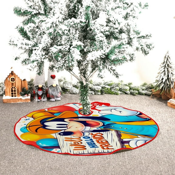 Goofy themed Christmas Tree Skirt 48inch premium collectible decor