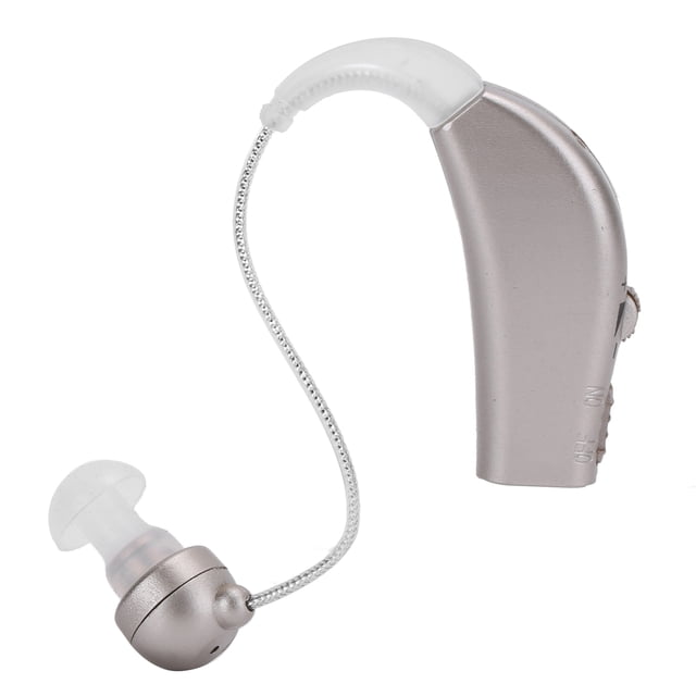 Audífono recargable Bling Bling con amplificador de sonido ABS y base de carga