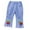 Red, variant on Ydojg Fashion Casual Pants For Girls Baby Capri Denim Pants Toddler Kids Pants Jeans Soft Elastic Waist Denim Pants 12-18 Months