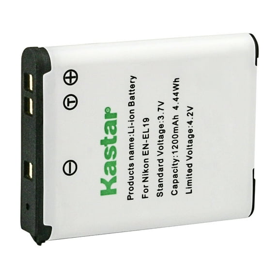Kastar 1-Pack EN-EL19 Battery Replacement for Nikon Coolpix S6700, Coolpix S6800, Coolpix S6900, Coolpix S7000, Coolpix S32, Coolpix S33, Coolpix A100, Coolpix A300, Coolpix W100, Coolpix W150 Camera