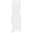 thumbnail image 3 of Robes Moulantes pour Femmes Aguichant Sans Manches Froncée Robe Midi Tenue de Boîte de Nuit Soirée Sortie Ajustée Style Tendance, 3 of 3