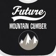 thumbnail image 4 of Inktastic Future Mountain Climber Hiking Boys or Girls Baby Bib, 4 of 4