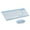 Baby Blue, variant on Cimetech Wireless Keyboard Mouse and Combo, Compact Full Size Keyboard and Mouse Set 2.4G Ultra-Thin Sleek Design for Windows, Computer, Desktop, PC, Notebook, Laptop-Blue