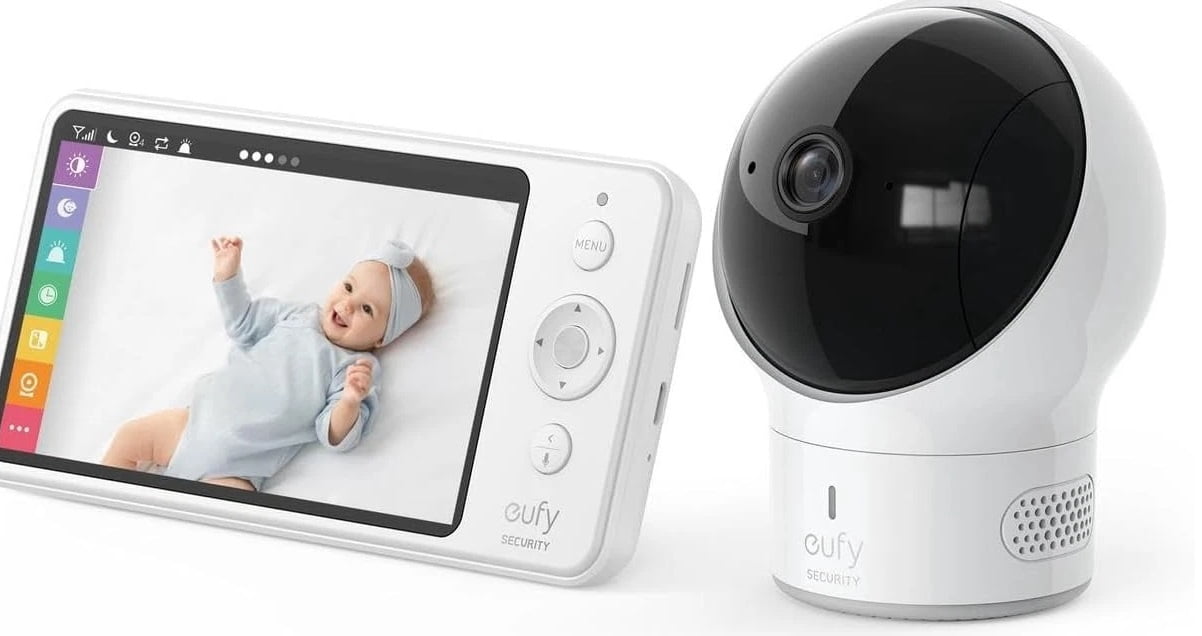 Eufy Security Spaceview Anker HD Resolution Indoor/Outdoor  Night Vision 5'' Camera Wireless Baby Monitor E110 Video and Audio T83001D2