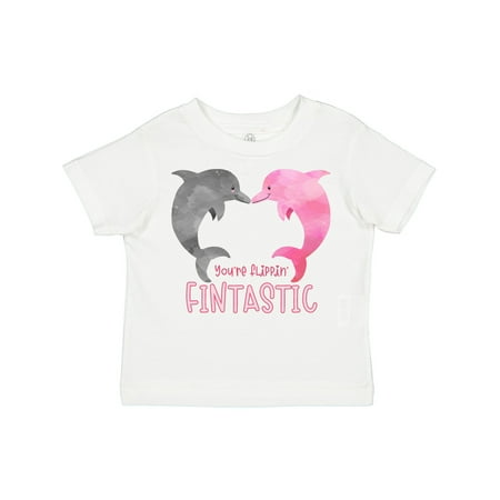 

Inktastic You re Flippin Fintastic Dolphins Gift Toddler Boy or Toddler Girl T-Shirt