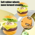 thumbnail image 4 of Gqtwoy Hamburger Car Toy, Press and Slide Fun Toy, Cute Animal Car with Soft Rubber Wheels, Interactive Burger Vehicle, Ideal for Gifts, Stress Relief and Playful Entertainment, 4 of 6
