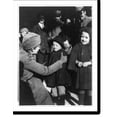 thumbnail image 2 of Historic Framed Print, [A.R.C. officer with two children and other people standing behind them, Belluno, Italy], 17-7/8" x 21-7/8", 2 of 9