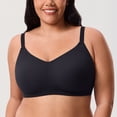 thumbnail image 3 of DELIMIRA Inbarely Lift Wireless Full Coverage Bras, Unlined, Plus Size, Seamless, Everyday Bralette, for Women, 3 of 5