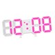 thumbnail image 5 of Reloj de pared digital perfecl LED 3D Minimalista rosa, 5 of 8