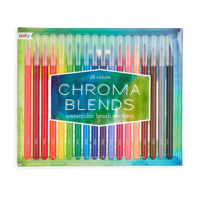 MARCADORES PUNTA PINCEL CHROMA 18 PZAS OOLY 130-057