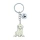thumbnail image 1 of 1pc lindo perro de aleación llavero colgante lindo perro llavero accesorios para niños amante del perro, 1 of 5