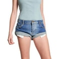 thumbnail image 1 of One Teaspoon Bandits - Low Waist Cut Off Denim Shorts in Soho Blue, 1 of 5