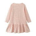 thumbnail image 3 of Godderr Kids Girls Long Sleeve Dress,Baby Princess Dress Toddler Embroidered Casual Dress for 2-7Y, 3 of 6