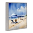 thumbnail image 3 of Stupell Industries Stay A While Beach Outing Gray Framed Giclee Art, design by LSR Design Studio, 24 x 24, 3 of 8