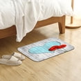 thumbnail image 4 of Alfombrilla de baño antideslizante con textura de madera y absorbente de agua (40 x 60 cm), 4 of 8