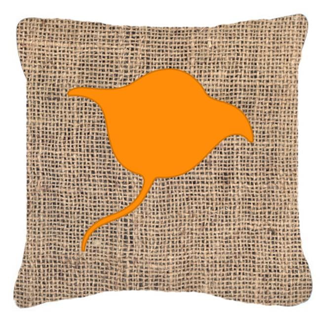 Carolines Treasures Bb1094 Bl Bn Pw1818 Stingray Burlap And Brown Indoor Outdoor Decorative Fabric Pillow 18 X 18 In Walmart Com Walmart Com