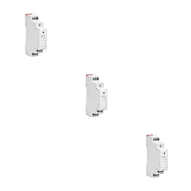 VONKY ABS Intermediate Relay 35mm Indicator Light Antiflaming Portable Detachable Professional Replacement Office Relays AD48V 3Set