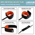 thumbnail image 2 of Cuerda para Tabla de Surf LINGVUM Premium Recta de 9 pies, 2 of 8