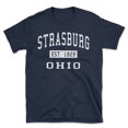 thumbnail image 1 of Strasburg Ohio Classic Established Men's Cotton T-Shirt, 1 of 1