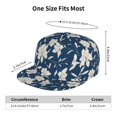 thumbnail image 4 of Kdxio Lilies Flowers Print Snapback Hat for Men Women,Adjustable Baseball Cap, 4 of 7