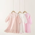 thumbnail image 5 of GYRATEDREAM Girls Soft Princess Nightgowns Sleep Shirt Crewneck Long Sleeve Nightie Dress Nightdress 3-14 Years, 5 of 6