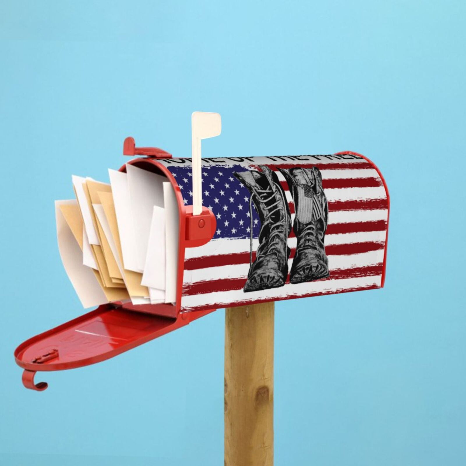 Kdxio Magnetic Mailbox Cover 21x18 in Mailbox Cover Outdoor Decoration Holiday Mailbox Covers for Home Garden Yard-21x18 in