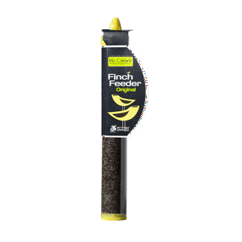 Mr. Canary Nyjer Finch Tube Feeder with 8oz Nyjer Seed