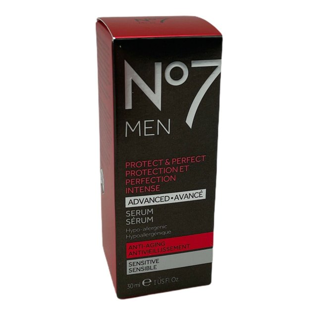 No7 Men Protect & Perfect Intense Advanced Serum, AntiAging/Sensitive