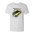 thumbnail image 2 of Wild Bobby, Ford Boss 302 Mustang Horse Power Retro, Cars and Trucks, Men Premium Tri Blend Tee, Heather White, Large, 2 of 4