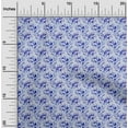 thumbnail image 2 of oneOone Rayon Dark Blue Fabric Abstract Floral Sewing Craft Projects Fabric Prints By Yard 56 Inch Wide, 2 of 4