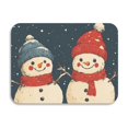 thumbnail image 3 of Winter Snowmans Dish Drying Mat Water Absorbent Non Slip Heat Resistant Dish Drainer Rack Mats for Kitchen, 3 of 8