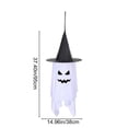 thumbnail image 3 of Gqtwoy Halloween Ghost Hanging Decorative Light, Witch Hat Pendant, Spooky Party Decor, Halloween Decoration for Home, Luminous Ghost Decoration, Haunted House Accessories, 3 of 6