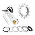 thumbnail image 2 of Almencla Bike Single Speed Cassette Cog Set Chain Tensioner with Wrenches 13T 13T, 2 of 8