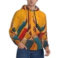 thumbnail image 2 of Picia Colorful Sweaters And Strings Pattern Casual Men's Hoodie - Lightweight Hooded Sweatshirt with Kangaroo Pocket, Comfortable Pullover for Everyday, Travel-4X-Large, 2 of 7