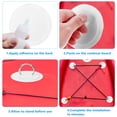thumbnail image 2 of SHISUYAN 5Pcs D Ring Patch PVC D Ring Pads Plate Mounting Hooks for Inflatable Boat Kayak Surfboard, 2 of 8