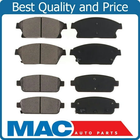 Front and Rear Ceramic Brake Pad Pads Set For Chevy Volt Cruze